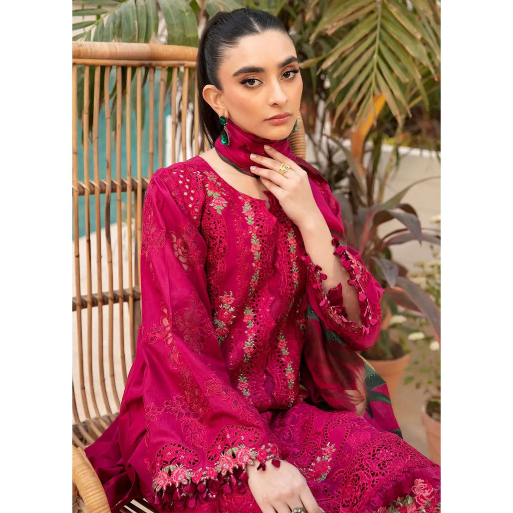 Lawn Embroidered 3Piece CODE 1056