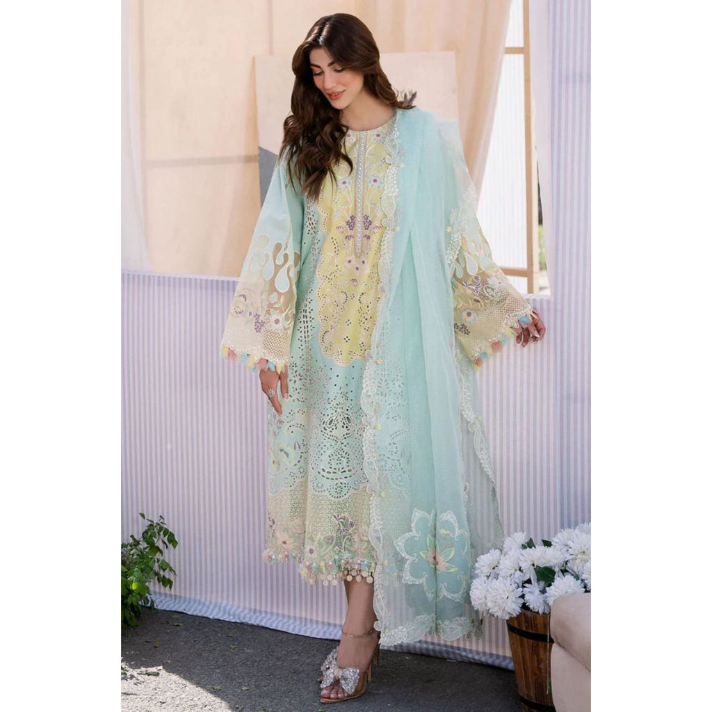 Lawn Embroidered 3Piece CODE 1054