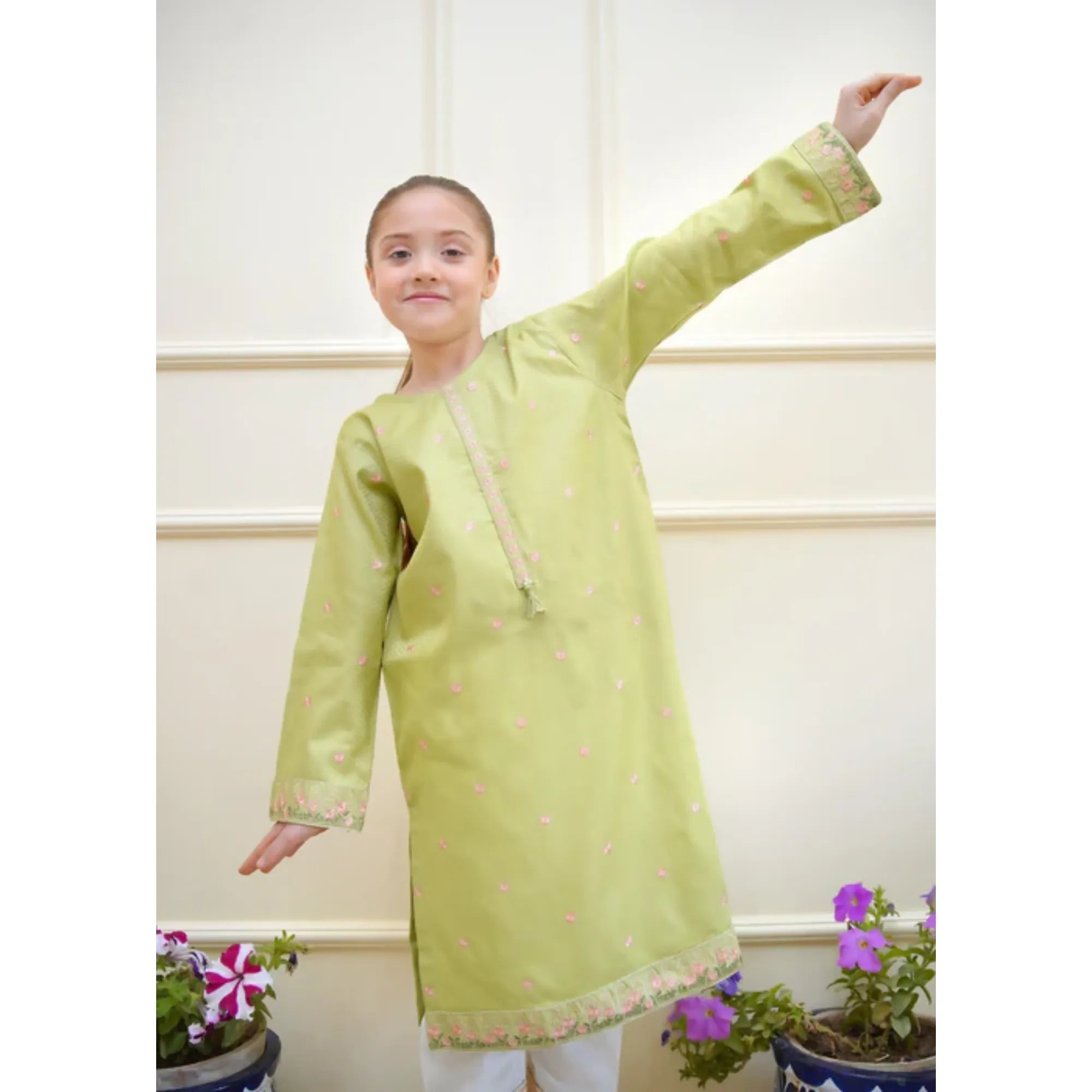 Lawn Embroidered 2Piece Kids