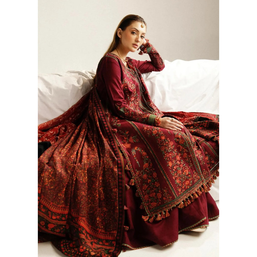 Lawn Embroidered 3Piece CODE 1028