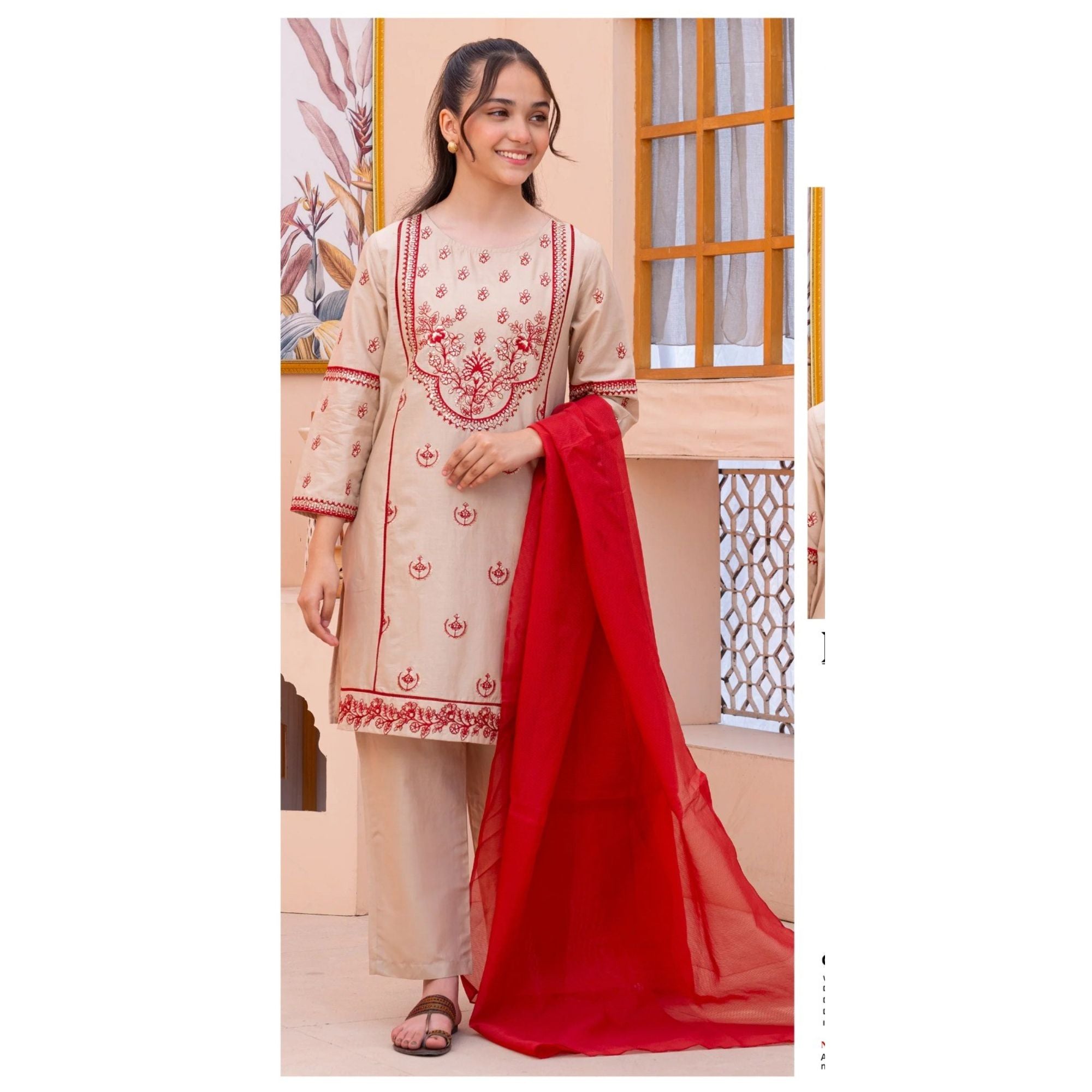 Lawn Embroidered 2Piece Kids